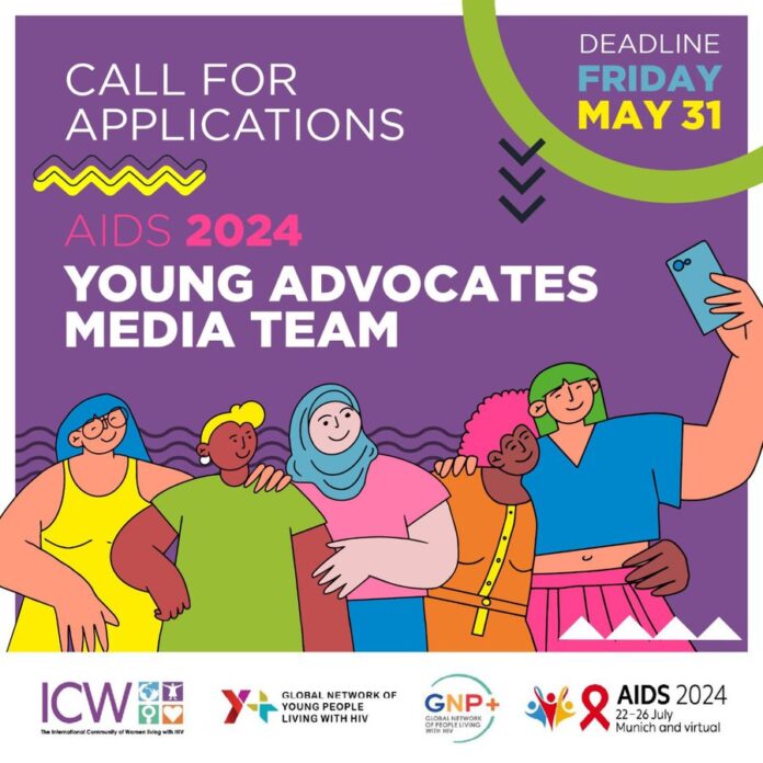 AIDS 2024 Young Advocates Media Team - Call for Application