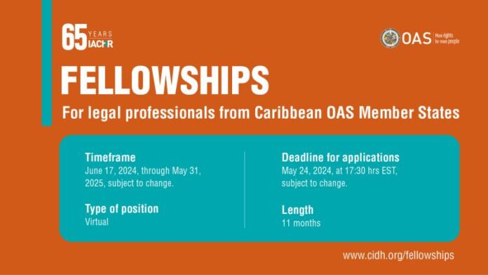 IACHR Fellowship for Legal Professionals from Caribbean OAS Member State