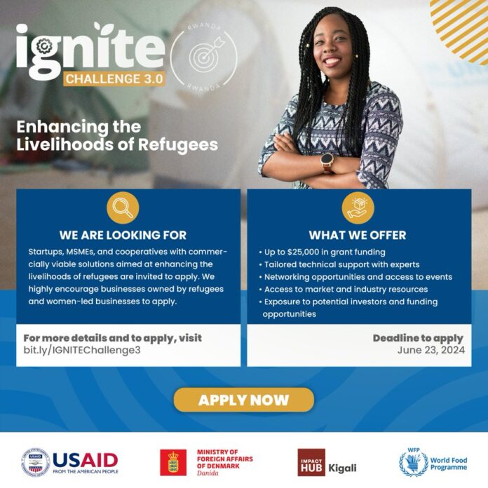 IGNITE Food Systems Challenge for Rwanda Refugee Communities 2024
