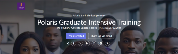 Polaris Graduate Intensive Training 2024 For Nigerians