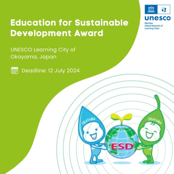 Education for Sustainable Development (ESD) Okayama Global Award 2024