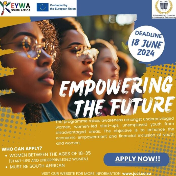 JCCI WOMEN AND YOUTH ENTREPRENEURSHIP DEVELOPMENT TRAINING FOR SOUTH AFRICANS
