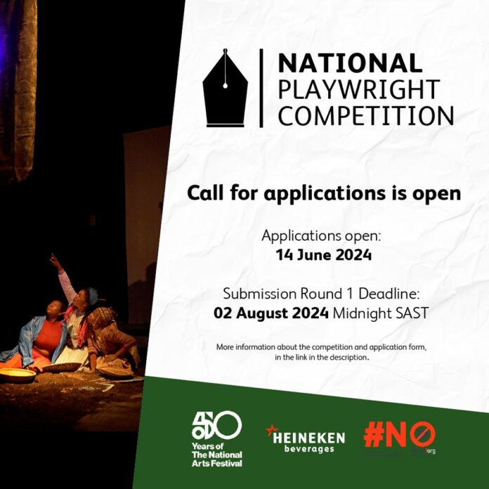 National Playwright Competition 2024 For Emerging playwrights In South Africa