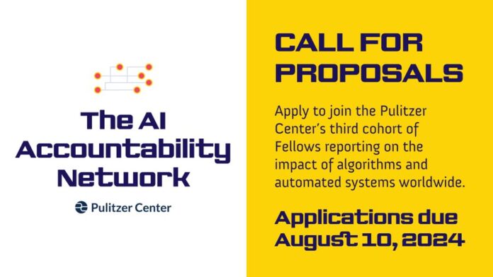 Pulitzer Center’s AI Accountability Fellowships 2024-2025 - Call for Proposal