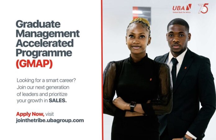 UBA Graduate Management Accelerated Program (GMAP) 2024 For Nigerians
