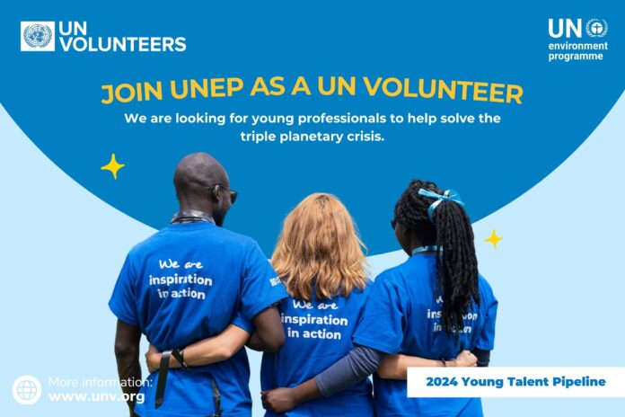 UNEP/United Nations Volunteers (UNV) Young Talent Pipeline 2024