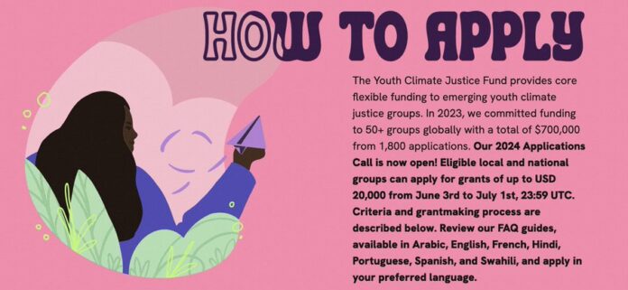 Youth Climate Justice Fund 2024 for Young Black Feminist Group Working on Climate Justice